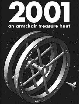 ATH 2001 Poster: 2001 - an Armchair Treasure Hunt